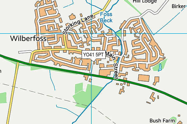 YO41 5PT map - OS VectorMap District (Ordnance Survey) YO41 5PT map - OS VectorMap District (Ordnance Survey)