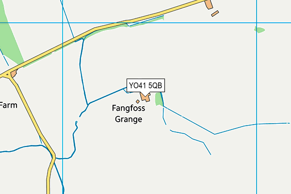 YO41 5QB map - OS VectorMap District (Ordnance Survey) YO41 5QB map - OS VectorMap District (Ordnance Survey)