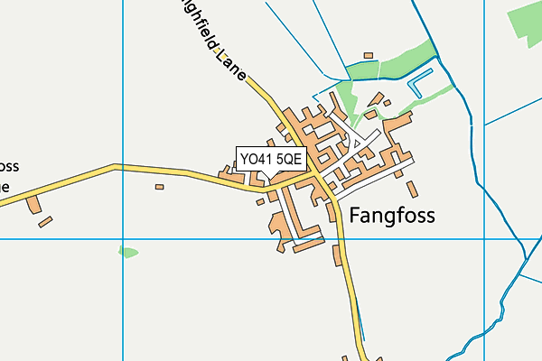 YO41 5QE map - OS VectorMap District (Ordnance Survey) YO41 5QE map - OS VectorMap District (Ordnance Survey)