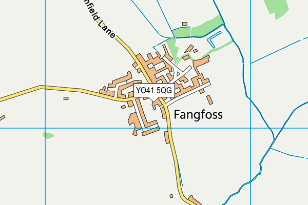 YO41 5QG map - OS VectorMap District (Ordnance Survey) YO41 5QG map - OS VectorMap District (Ordnance Survey)