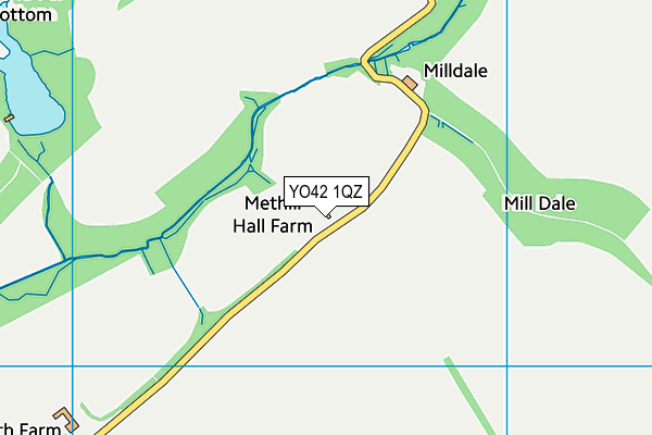 YO42 1QZ map - OS VectorMap District (Ordnance Survey)