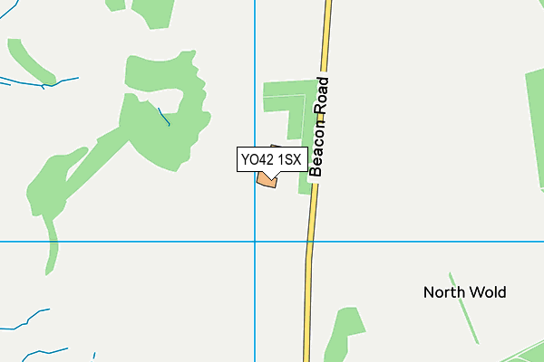 YO42 1SX map - OS VectorMap District (Ordnance Survey)
