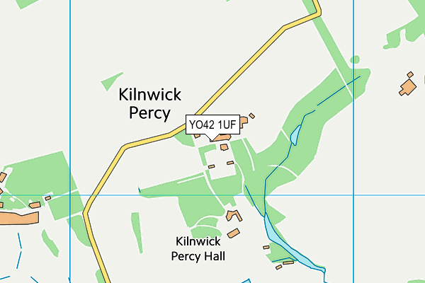 YO42 1UF map - OS VectorMap District (Ordnance Survey)