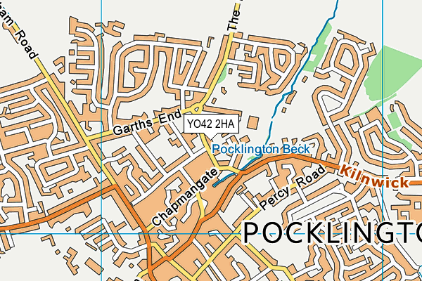 YO42 2HA map - OS VectorMap District (Ordnance Survey) YO42 2HA map - OS VectorMap District (Ordnance Survey)