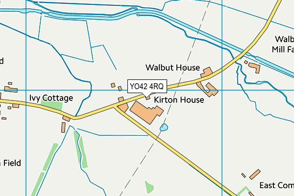 YO42 4RQ map - OS VectorMap District (Ordnance Survey)