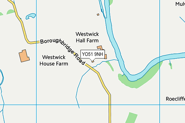 YO51 9NH map - OS VectorMap District (Ordnance Survey) YO51 9NH map - OS VectorMap District (Ordnance Survey)