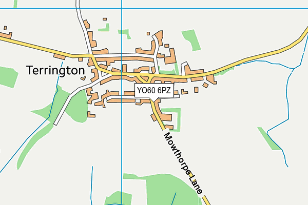 YO60 6PZ map - OS VectorMap District (Ordnance Survey) YO60 6PZ map - OS VectorMap District (Ordnance Survey)