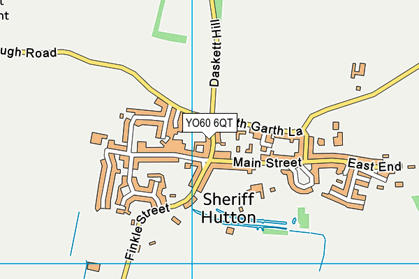YO60 6QT map - OS VectorMap District (Ordnance Survey)