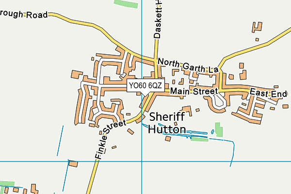 YO60 6QZ map - OS VectorMap District (Ordnance Survey)