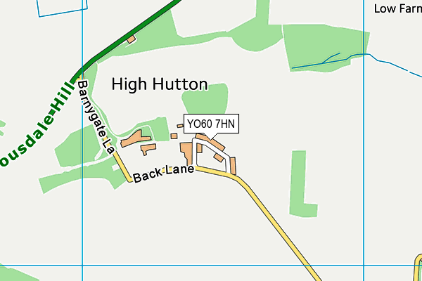 YO60 7HN map - OS VectorMap District (Ordnance Survey)
