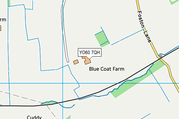 YO60 7QH map - OS VectorMap District (Ordnance Survey)