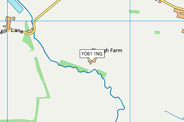 YO61 1NQ map - OS VectorMap District (Ordnance Survey)