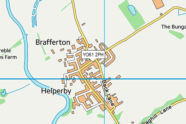 YO61 2PH map - OS VectorMap District (Ordnance Survey) YO61 2PH map - OS VectorMap District (Ordnance Survey)