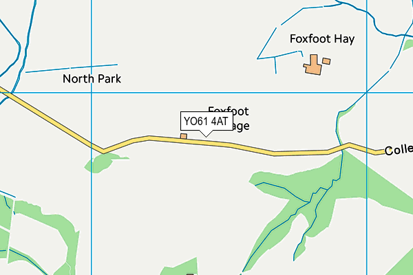 YO61 4AT map - OS VectorMap District (Ordnance Survey) YO61 4AT map - OS VectorMap District (Ordnance Survey)