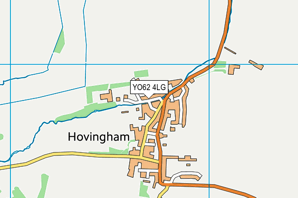 YO62 4LG map - OS VectorMap District (Ordnance Survey) YO62 4LG map - OS VectorMap District (Ordnance Survey)