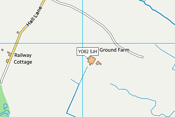 YO62 5JH map - OS VectorMap District (Ordnance Survey)