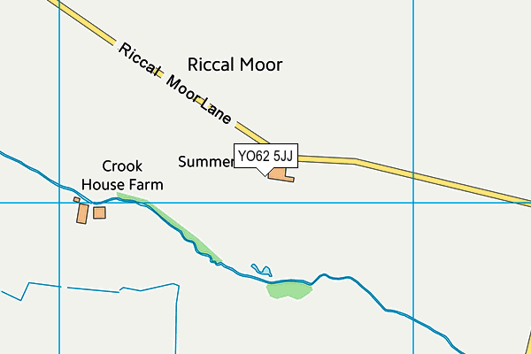 YO62 5JJ map - OS VectorMap District (Ordnance Survey)