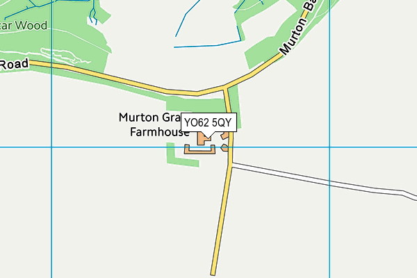 YO62 5QY map - OS VectorMap District (Ordnance Survey)