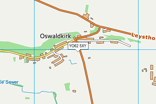 YO62 5XY map - OS VectorMap District (Ordnance Survey) YO62 5XY map - OS VectorMap District (Ordnance Survey)