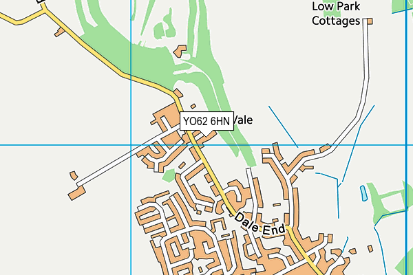 YO62 6HN map - OS VectorMap District (Ordnance Survey) YO62 6HN map - OS VectorMap District (Ordnance Survey)