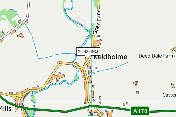 YO62 6NQ map - OS VectorMap District (Ordnance Survey)