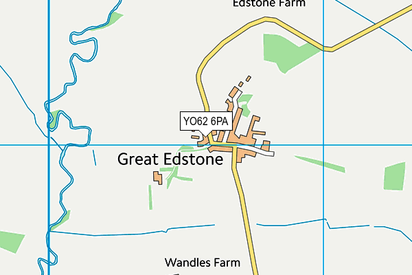 YO62 6PA map - OS VectorMap District (Ordnance Survey)