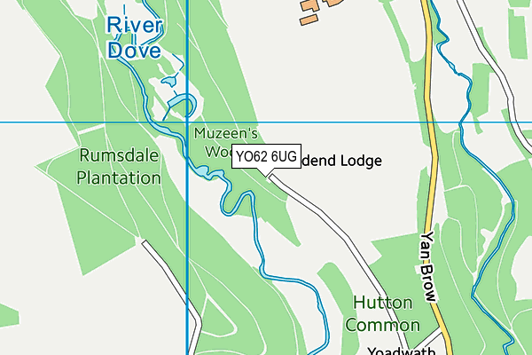 YO62 6UG map - OS VectorMap District (Ordnance Survey) YO62 6UG map - OS VectorMap District (Ordnance Survey)