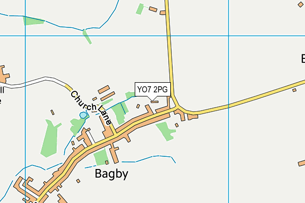 YO7 2PG map - OS VectorMap District (Ordnance Survey) YO7 2PG map - OS VectorMap District (Ordnance Survey)