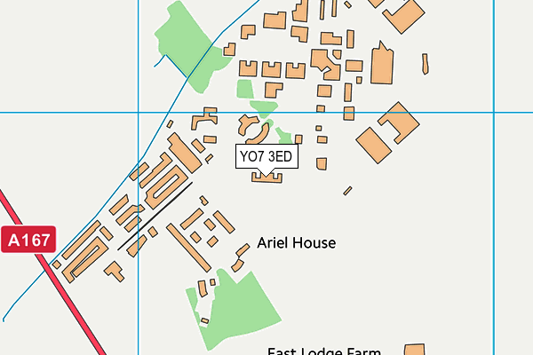 YO7 3ED map - OS VectorMap District (Ordnance Survey) YO7 3ED map - OS VectorMap District (Ordnance Survey)