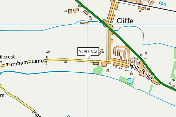 YO8 6NQ map - OS VectorMap District (Ordnance Survey) YO8 6NQ map - OS VectorMap District (Ordnance Survey)
