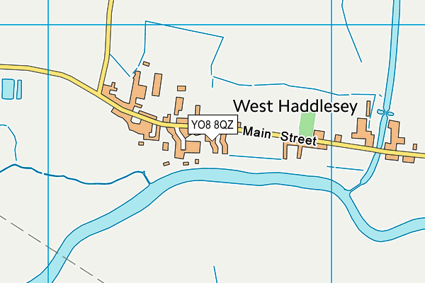 YO8 8QZ map - OS VectorMap District (Ordnance Survey) YO8 8QZ map - OS VectorMap District (Ordnance Survey)
