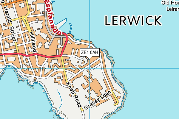 ZE1 0AH map - OS VectorMap District (Ordnance Survey) ZE1 0AH map - OS VectorMap District (Ordnance Survey)