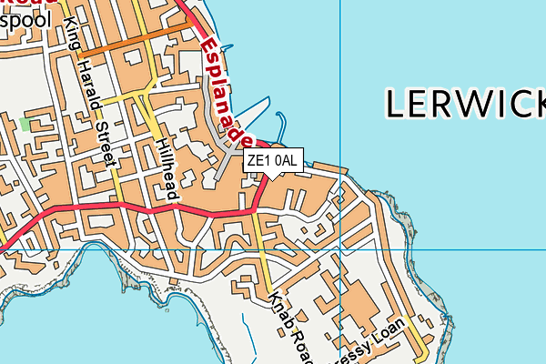 ZE1 0AL map - OS VectorMap District (Ordnance Survey) ZE1 0AL map - OS VectorMap District (Ordnance Survey)