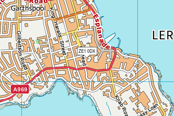ZE1 0DX map - OS VectorMap District (Ordnance Survey) ZE1 0DX map - OS VectorMap District (Ordnance Survey)
