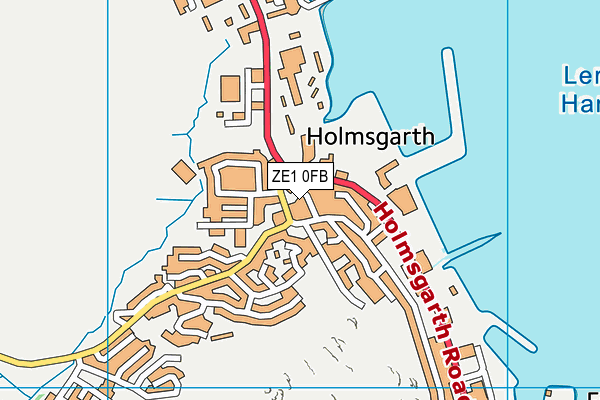 ZE1 0FB map - OS VectorMap District (Ordnance Survey) ZE1 0FB map - OS VectorMap District (Ordnance Survey)