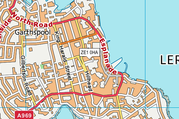 ZE1 0HA map - OS VectorMap District (Ordnance Survey) ZE1 0HA map - OS VectorMap District (Ordnance Survey)