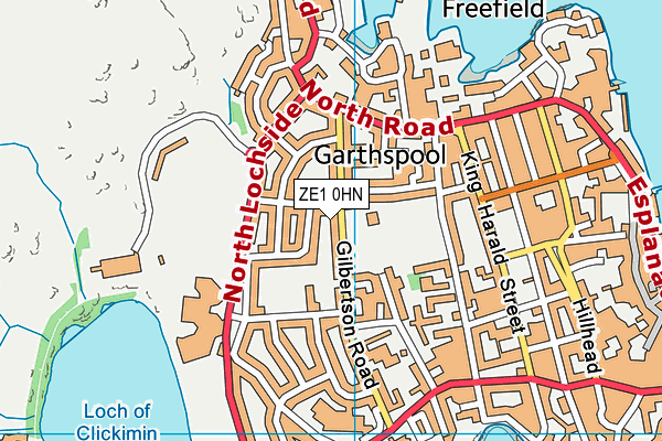 ZE1 0HN map - OS VectorMap District (Ordnance Survey) ZE1 0HN map - OS VectorMap District (Ordnance Survey)