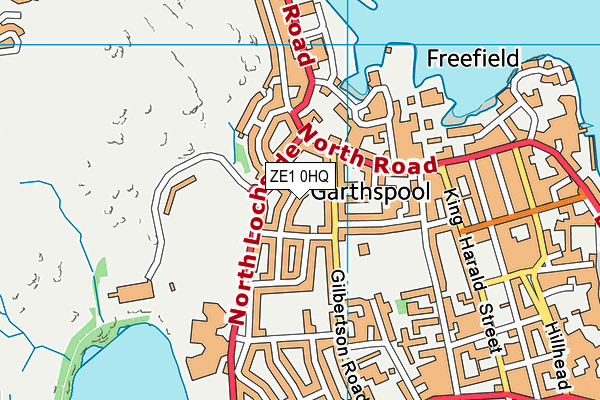 ZE1 0HQ map - OS VectorMap District (Ordnance Survey)