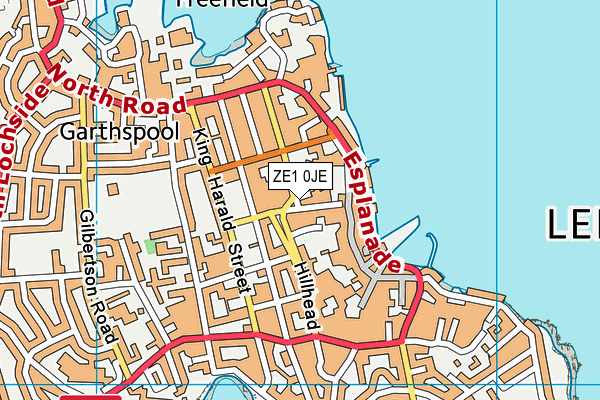 ZE1 0JE map - OS VectorMap District (Ordnance Survey) ZE1 0JE map - OS VectorMap District (Ordnance Survey)