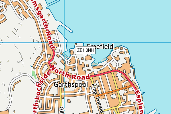 ZE1 0NH map - OS VectorMap District (Ordnance Survey) ZE1 0NH map - OS VectorMap District (Ordnance Survey)