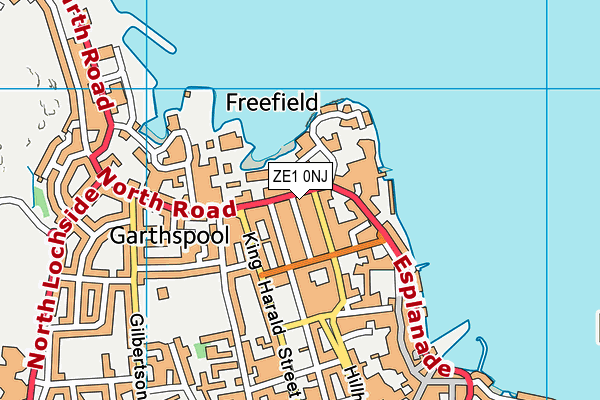ZE1 0NJ map - OS VectorMap District (Ordnance Survey) ZE1 0NJ map - OS VectorMap District (Ordnance Survey)