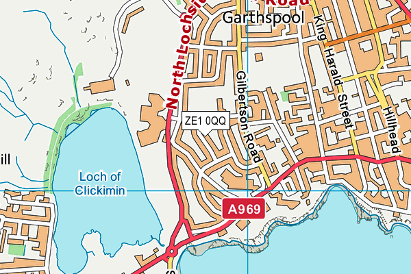 ZE1 0QQ map - OS VectorMap District (Ordnance Survey)