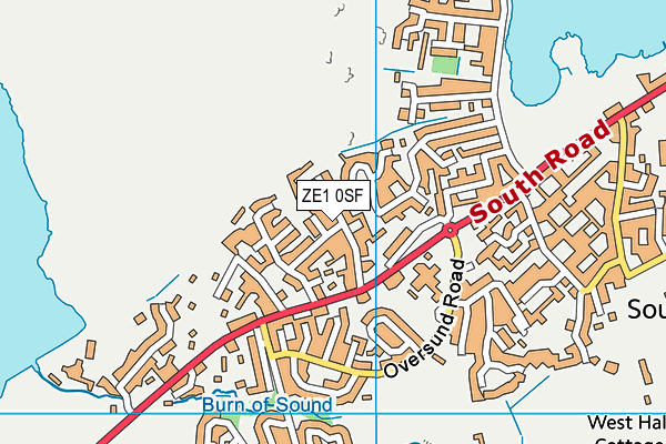 ZE1 0SF map - OS VectorMap District (Ordnance Survey) ZE1 0SF map - OS VectorMap District (Ordnance Survey)