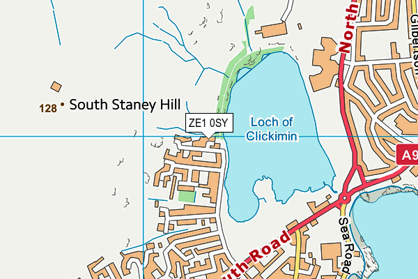 ZE1 0SY map - OS VectorMap District (Ordnance Survey) ZE1 0SY map - OS VectorMap District (Ordnance Survey)