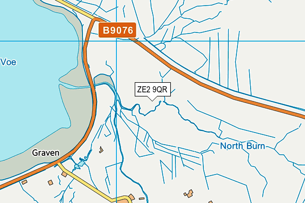ZE2 9QR map - OS VectorMap District (Ordnance Survey) ZE2 9QR map - OS VectorMap District (Ordnance Survey)