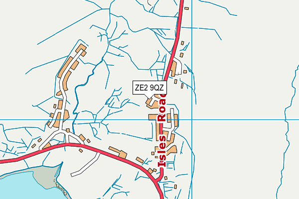 ZE2 9QZ map - OS VectorMap District (Ordnance Survey) ZE2 9QZ map - OS VectorMap District (Ordnance Survey)
