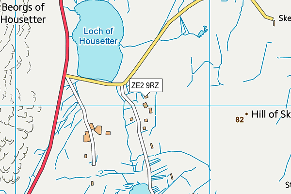 ZE2 9RZ map - OS VectorMap District (Ordnance Survey) ZE2 9RZ map - OS VectorMap District (Ordnance Survey)