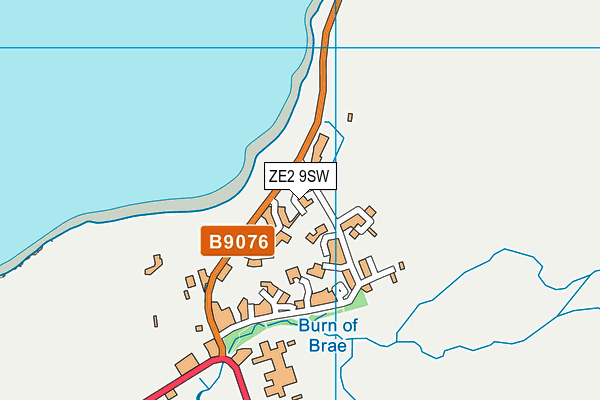 ZE2 9SW map - OS VectorMap District (Ordnance Survey) ZE2 9SW map - OS VectorMap District (Ordnance Survey)