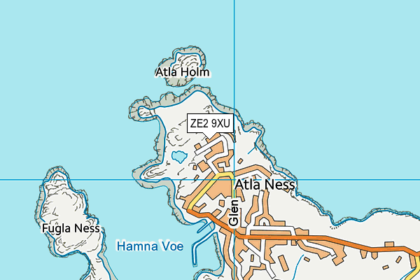 ZE2 9XU map - OS VectorMap District (Ordnance Survey) ZE2 9XU map - OS VectorMap District (Ordnance Survey)