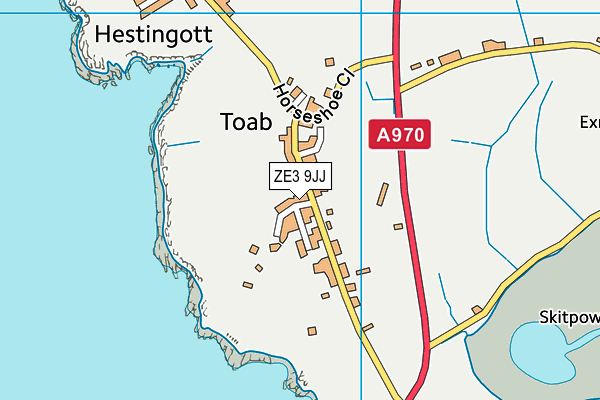 ZE3 9JJ map - OS VectorMap District (Ordnance Survey)